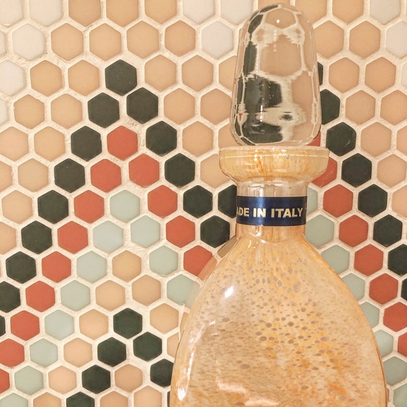 Lavorazione T. Murano Arte Blown Glass Perfume Bottle from Italy - Picture 6 of 8